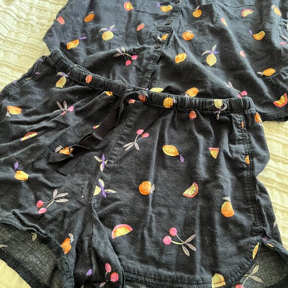 LOFT Fruit Pajama Set - M - Picture 2 of 3
